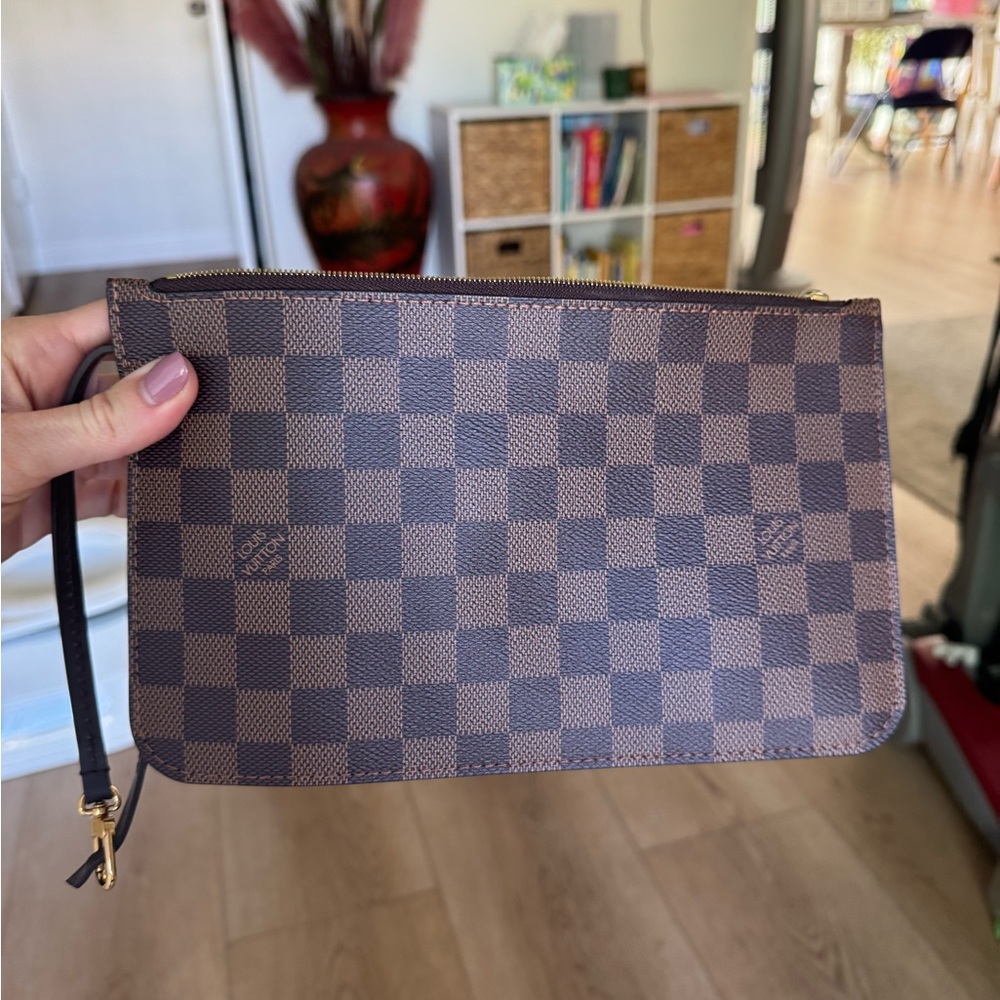 Louis Vuitton Red and Black Patterned Accessory